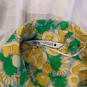 Zara multicolor midi wrap dress